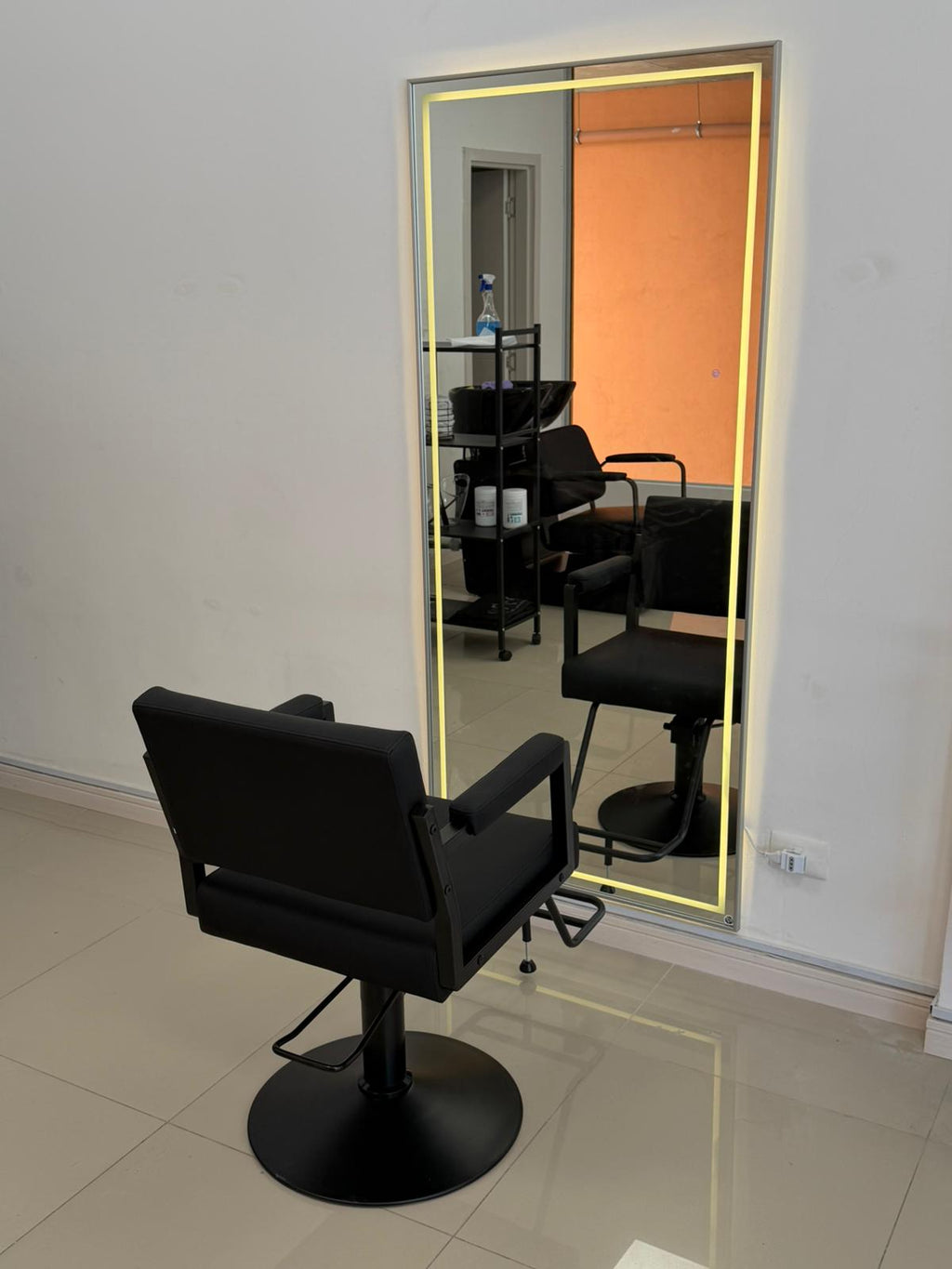 Rectangular 80cm x 180cm Arenado con luz LED