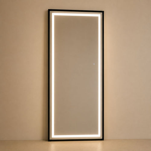 Espejo arenado 80cm x 180cm MARCO EN HIERRO