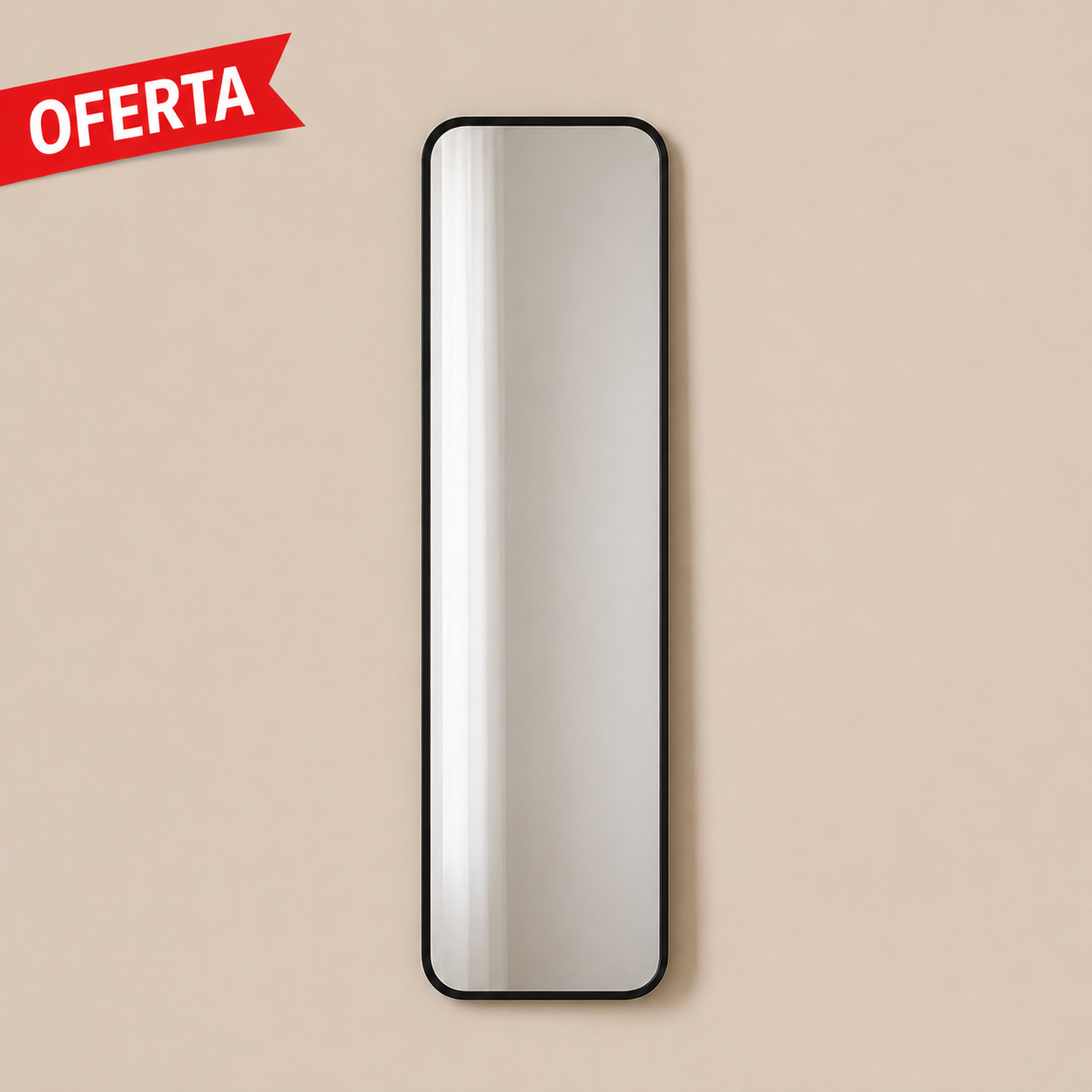 Espejo de Cuerpo Entero 60 × 180 cm con Borde de Goma – ¡OFERTA ESPECIAL!
