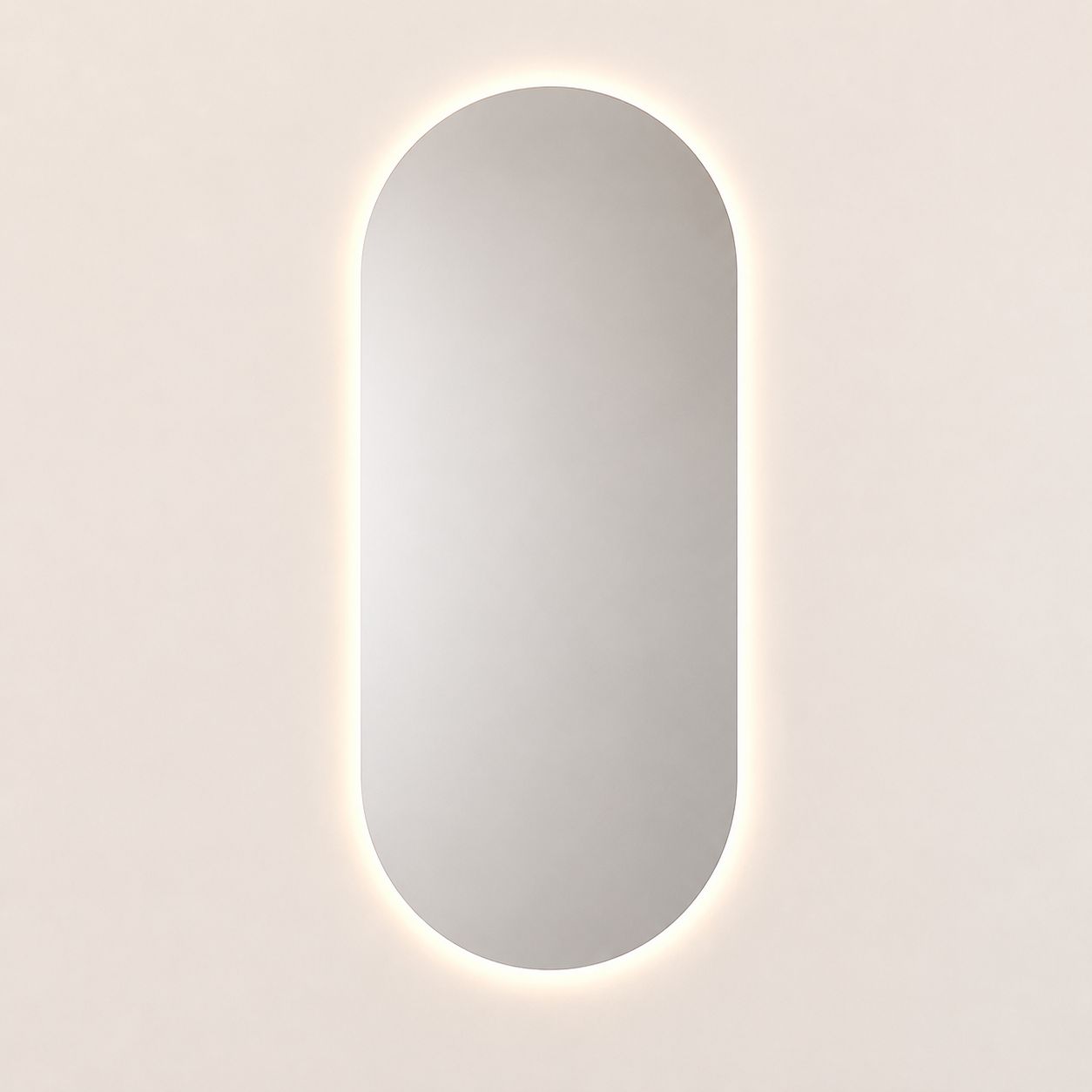 Espejo Ovalado LED – Borde Pulido