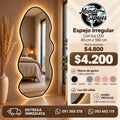 Espejo Irregular Waves con Luz LED – 80cm x 180cm