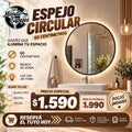 ESPEJO CIRCULAR 60CM CON LUZ LED