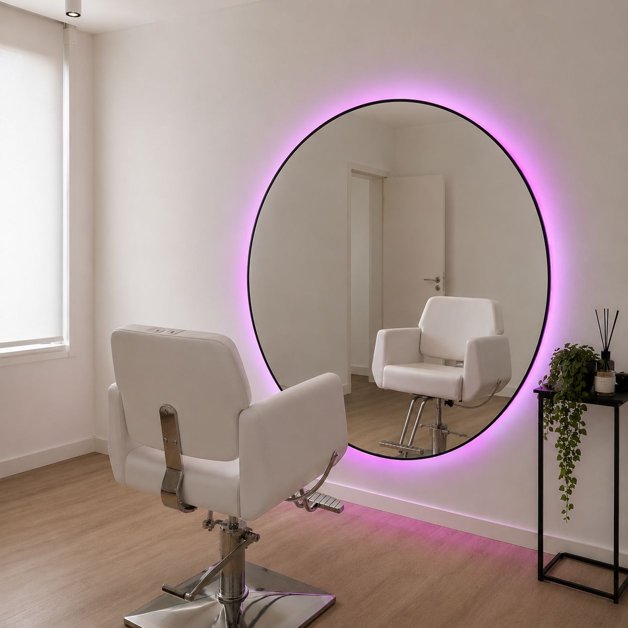 Circular con luz LED RGB