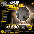 ESPEJO CIRCULAR 60CM CON LUZ LED