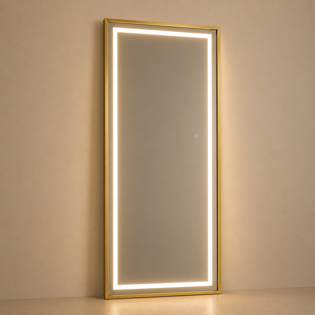 Espejo arenado 80cm x 180cm MARCO EN HIERRO