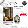 Espejo rectangular pulido 60cm x 80cm touch